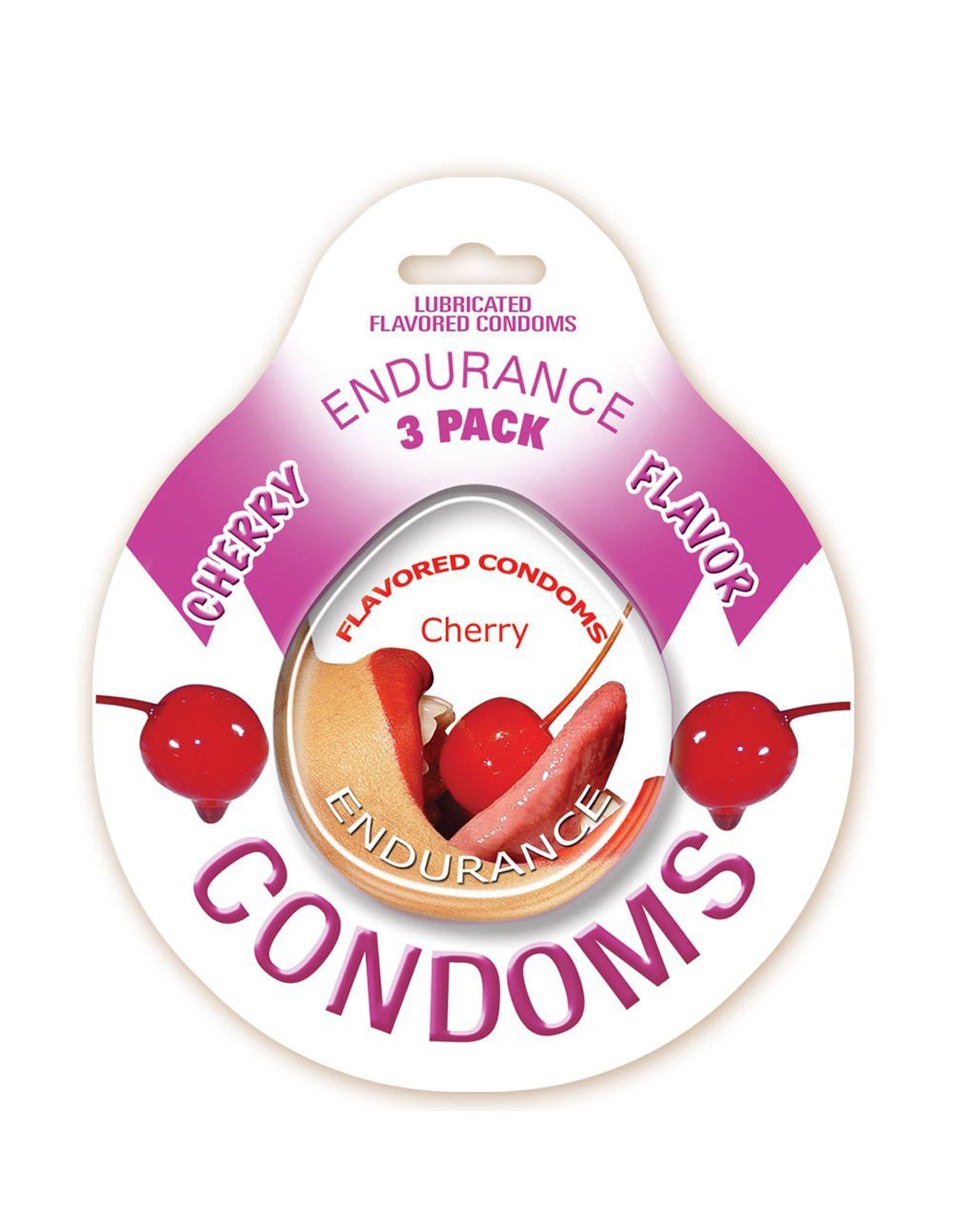 alternate image for Endurance Cherry 3Pk Condoms