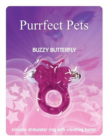 Purrfect Pets Buzzy Butterfly C-Ring default view Color: PR
