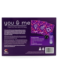 Alternate back view of YOU & ME GAME OF LOVE AND INTIMACY