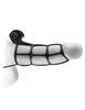 Additional BLACK view of product FANTASY X-TENSIONS DELUXE SILICONE POWER CAGE with color code BK