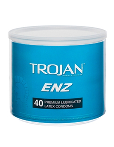 Trojan Enz Lubricated Condom Bowl 40 Ct default view Color: NC