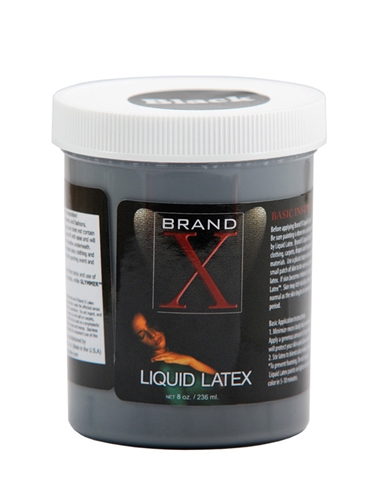 Brand X Liquid Latex 8 Oz default view Color: BK