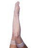 Additional WHITE view of product SAMMY WHITE CLASSIC FISHNET THIGH HIGHS with color code WH