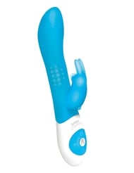Additional  view of product THE BEADED RABBIT VIBRATOR with color code BL