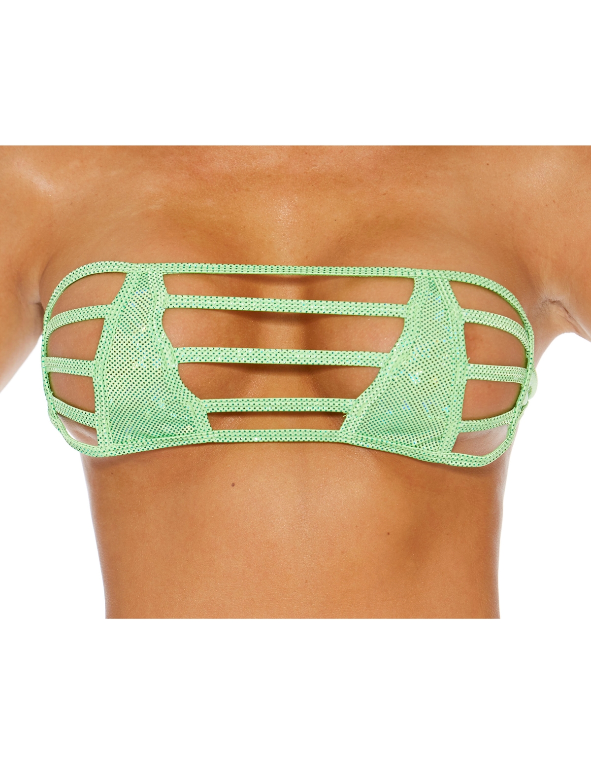 alternate image for Micro Strappy Bandeau Top