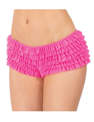 RUFFLE SHORT WITH BOW - 114-04012