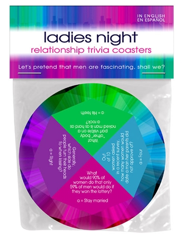 Ladies Night Trivia Coasters default view Color: NC