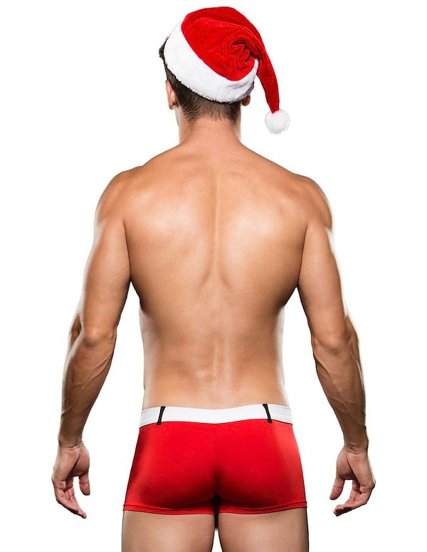MR. SANTA TRUNKS WITH HAT ALT1 view Color: RD