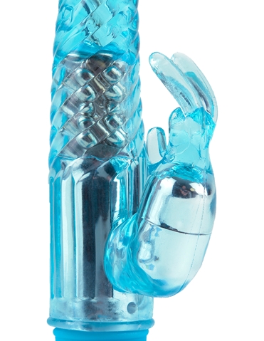 Jelly Gems Rabbit Vibrator Blue ALT1 view 