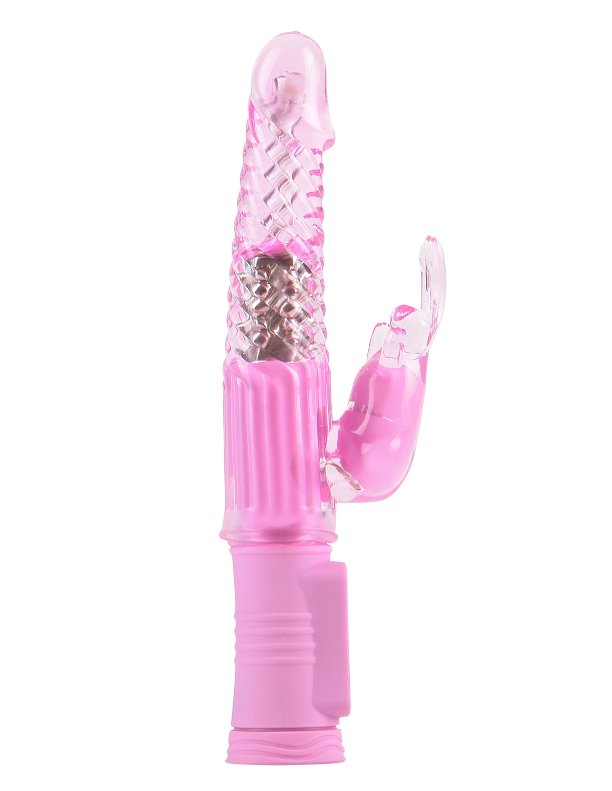 alternate image for Jelly Gems Rabbit Vibrator Pink