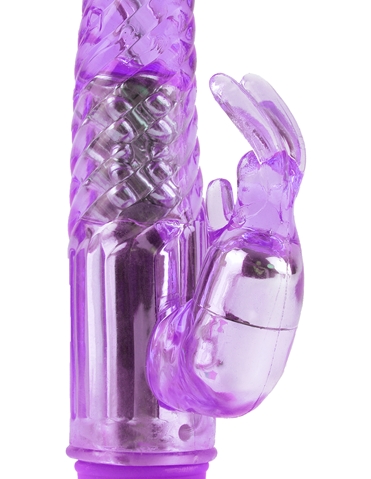 Jelly Gems Rabbit Vibrator Purple ALT1 view 