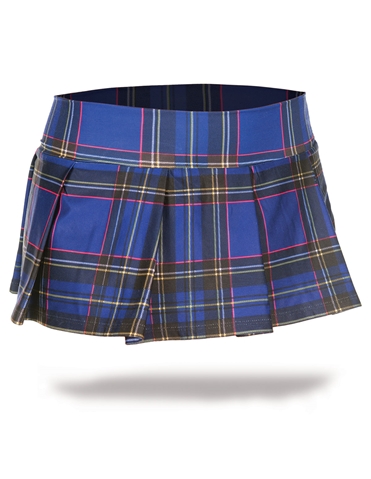 Plaid School Girl Skirt default view Color: BPD