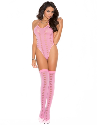 Heart Cut-Out Teddy With Stockings ALT2 view 