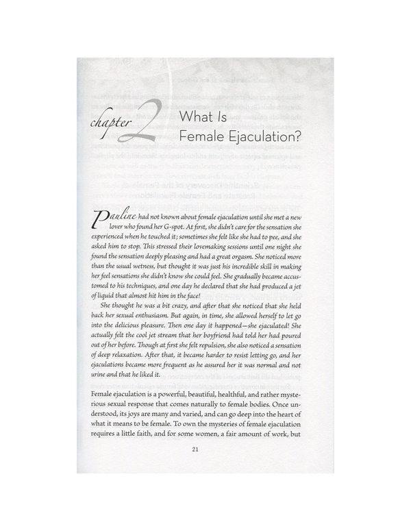 Female Ejaculation The G Spot Book ALT3 view Color: NC