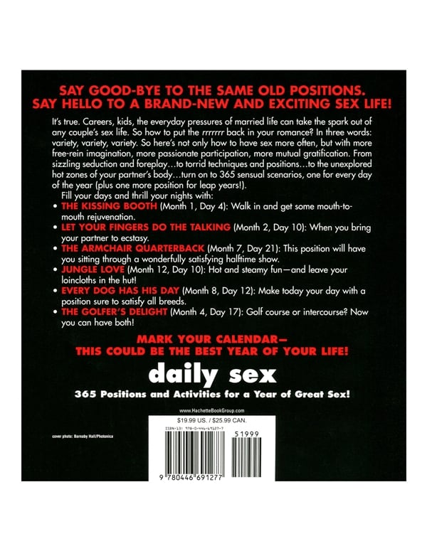 Daily Sex 365 Positions & Act Book ALT1 view Color: NC