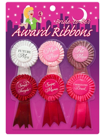 Bride To Be Award Ribbons default view Color: NC