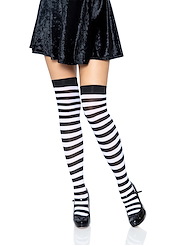 Additional  view of product STRIPE THIGH HIGH with color code BW