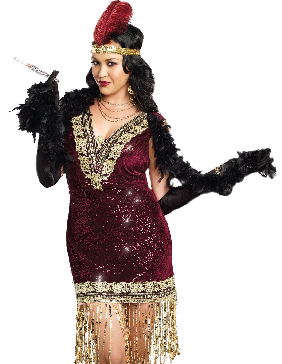 alternate image for Sophisticated Lady Flapper Plus Size Costume