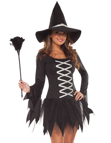 Sweetheart Witch Costume default view Color: BK
