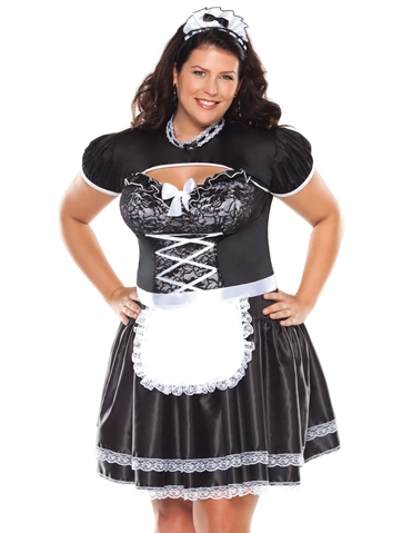Flirty French Maid default view Color: BW