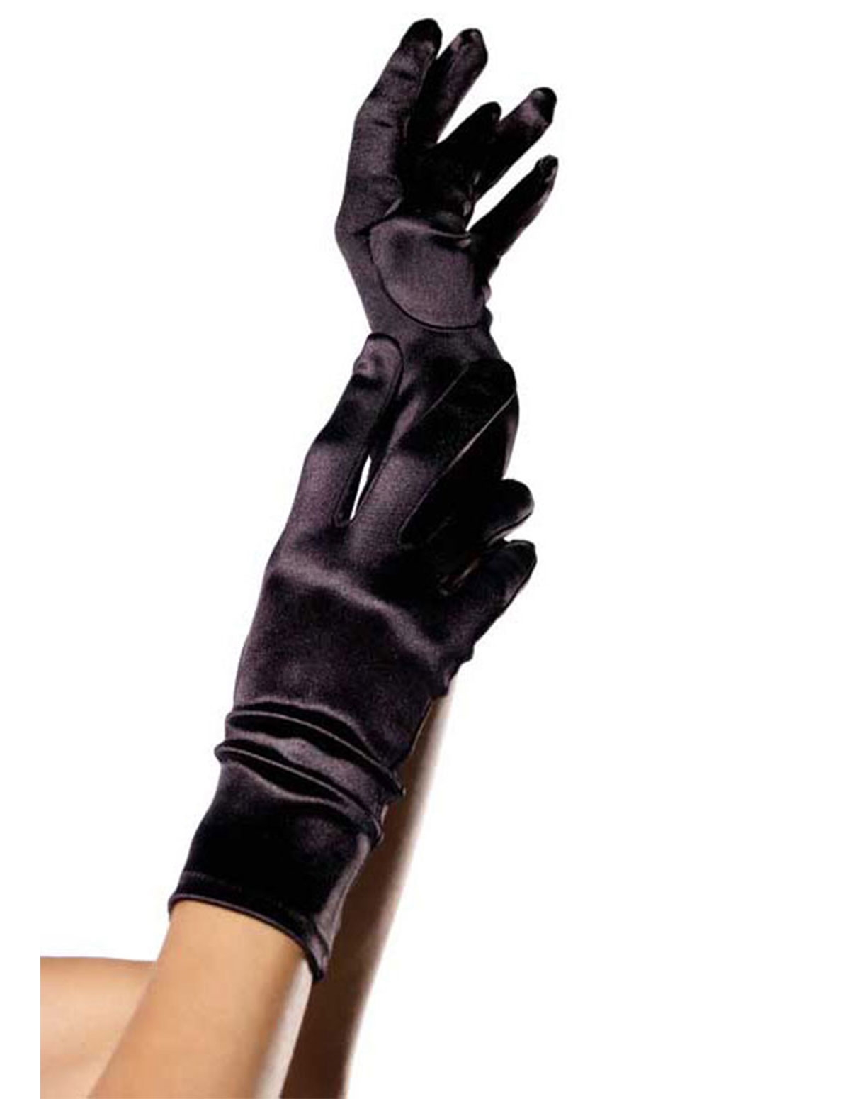 alternate image for Satin Wrist Length Gloves