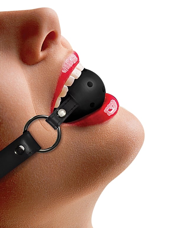 Ouch! Breathable Ball Gag default view Color: BK