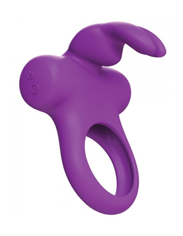 Frisky Bunny Rechargeable Vibrating Ring default view Color: PR