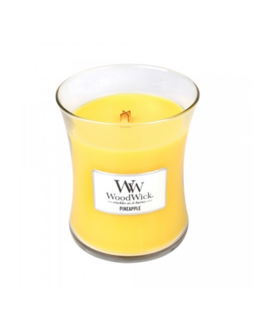 Pineapple Medium Woodwick Candle default view Color: YW