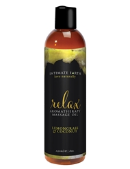 Front view of RELAX MASSAGE OIL 240ML