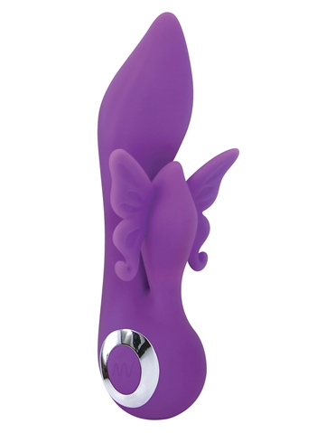 Wild Butterfly Silicone Vibrator default view Color: PR