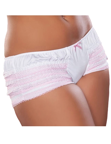 Ruffle Special Mesh Panty default view Color: PK