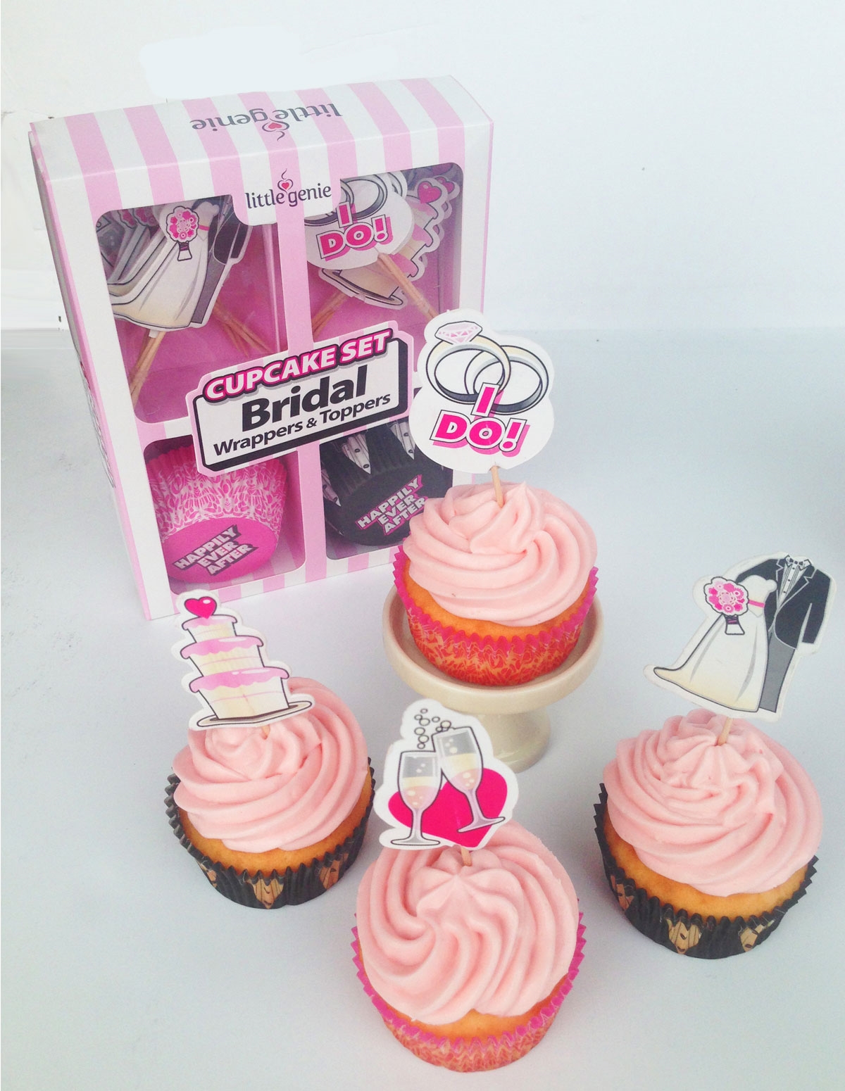 alternate image for Bridal Cupcake Set