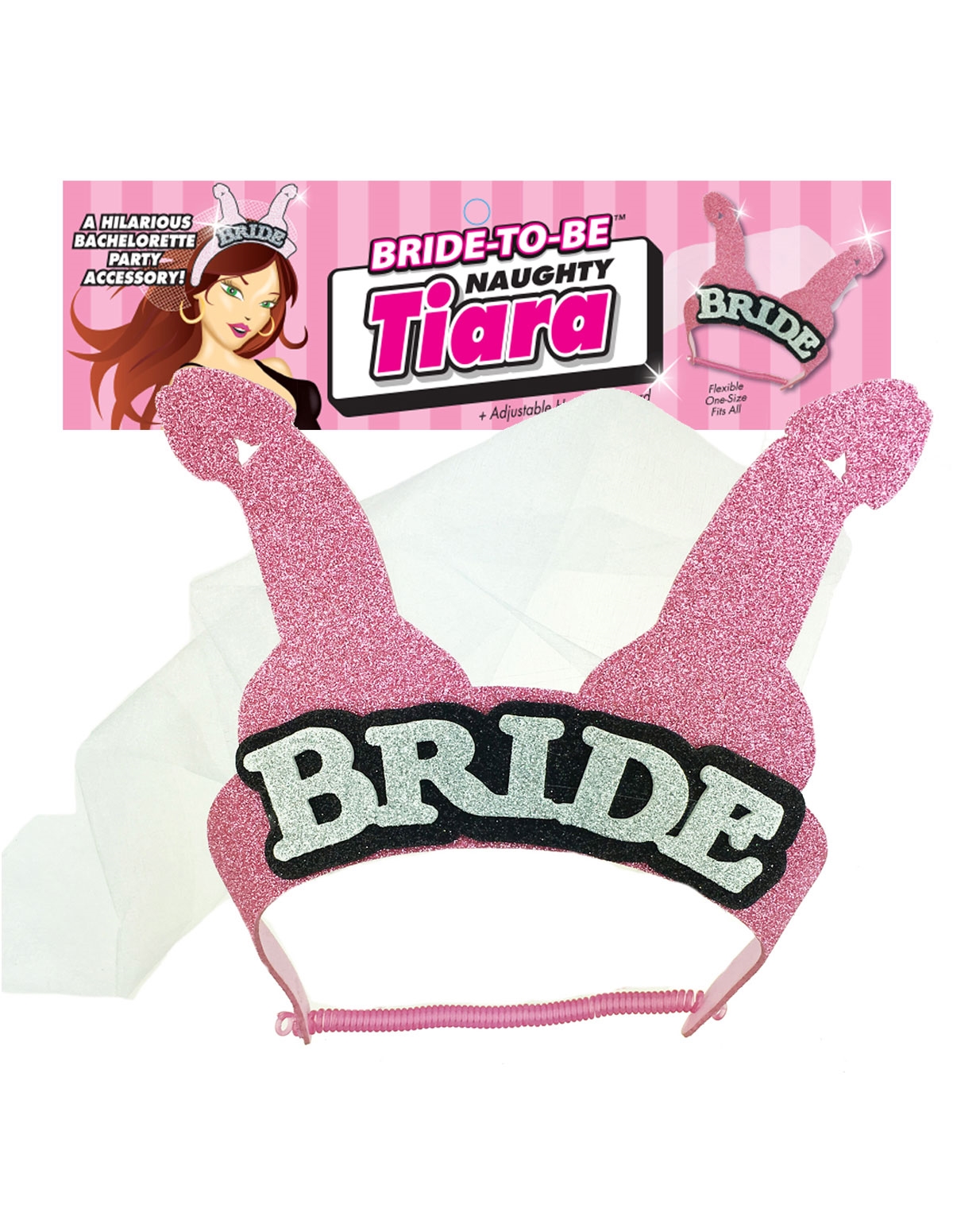 alternate image for Naughty Bridal Tiara