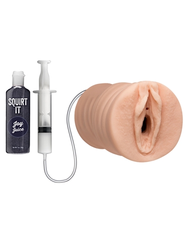 Squirt It: Squirting Pussy Stroker - Light Skin default view Color: NU