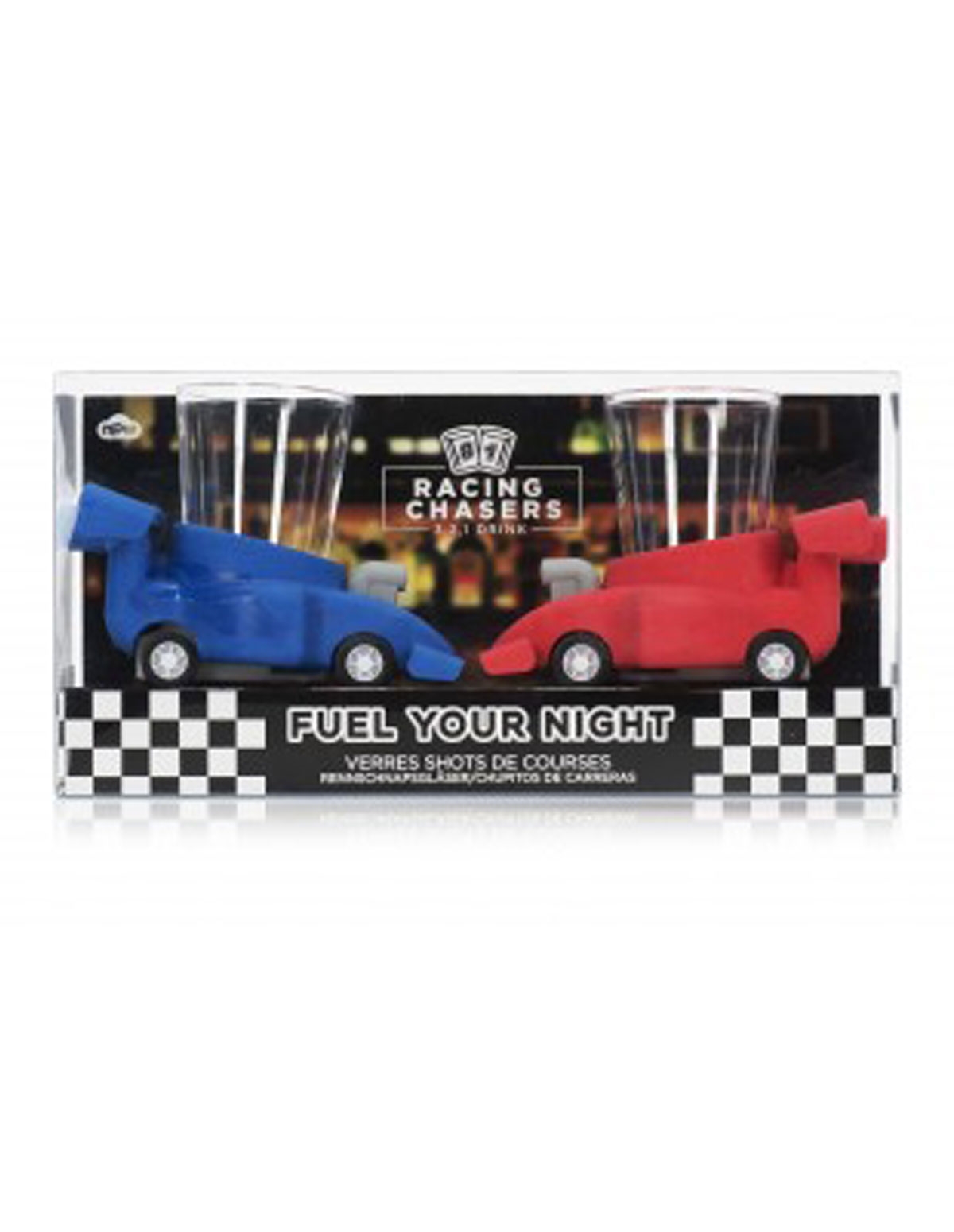 alternate image for Racing Chasers Race Car Shot Glasses