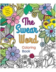 Front view of SWEAR WORD COLORING BOOK