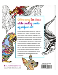 Alternate back view of SWEAR WORD COLORING BOOK