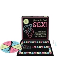 Alternate back view of GLOW IN THE DARK SEX! GAME