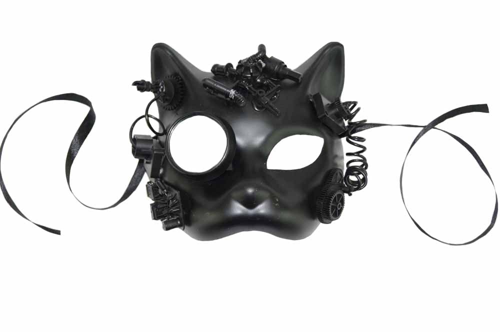 alternate image for Steampunk Cat Mask