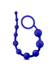 Front view of LUXE SILICONE ANAL BEADS