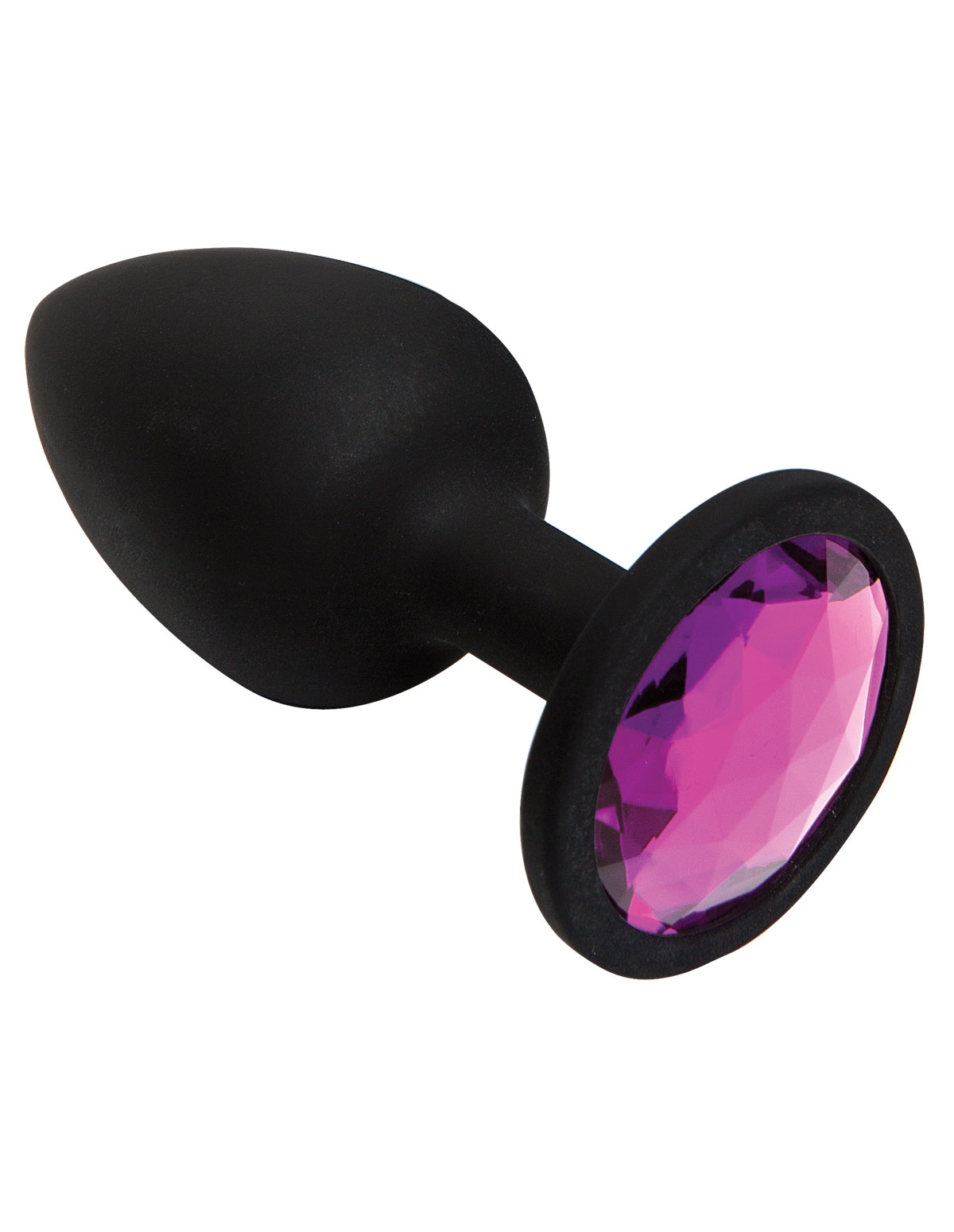 alternate image for Booty Bling Pink Jeweled Silicone Plug