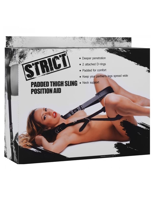Strict Padded Thigh Sling Position Aid ALT3 view Color: BK