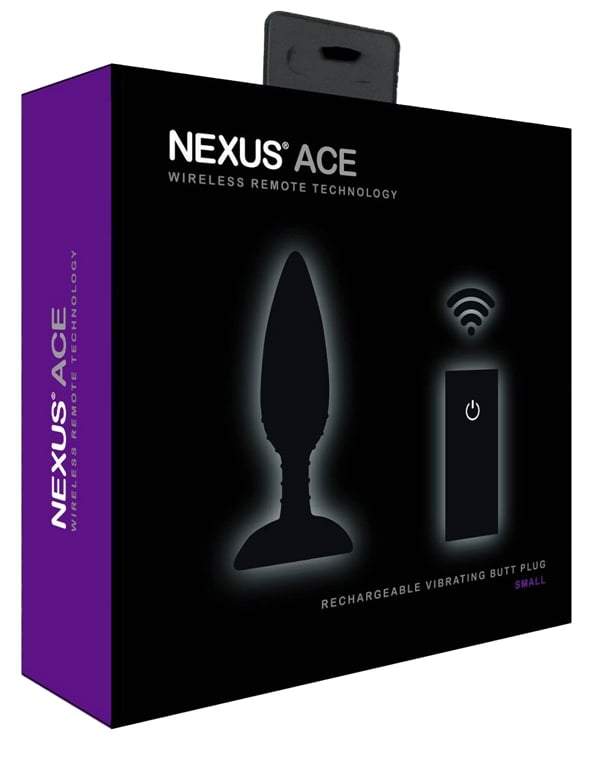 Nexus Ace Remote Control Butt Plug Small ALT1 view Color: BK