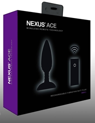 Additional ALT view of product NEXUS ACE REMOTE CONTROL BUTT PLUG SMALL with color code 