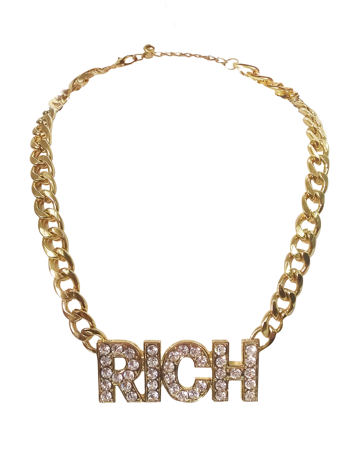 RICH CHAIN NECKLACE - FN-12635-2CL-05865 | Lover's Lane