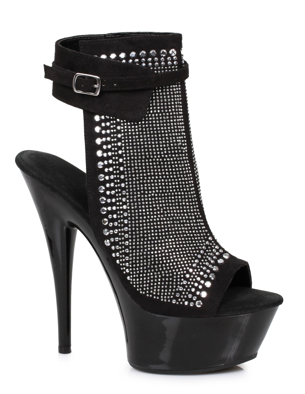 alternate image for Challis Stone Detail Open Toe Bootie