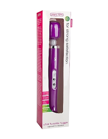 Ultra Twizzle Trigger Rechargeable Wand Purple ALT2 view 
