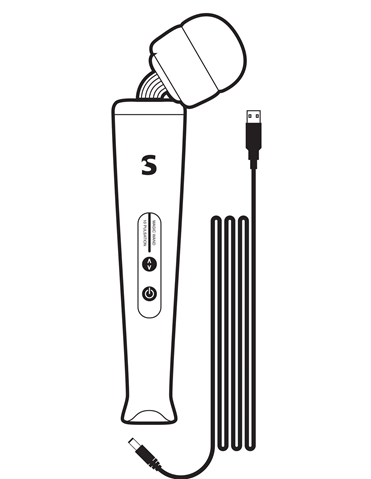 ULTRA TWIZZLE TRIGGER RECHARGEABLE WAND BLACK ALT1 view 