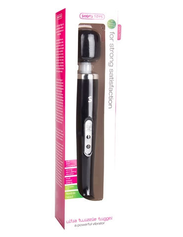 ULTRA TWIZZLE TRIGGER RECHARGEABLE WAND BLACK ALT2 view 