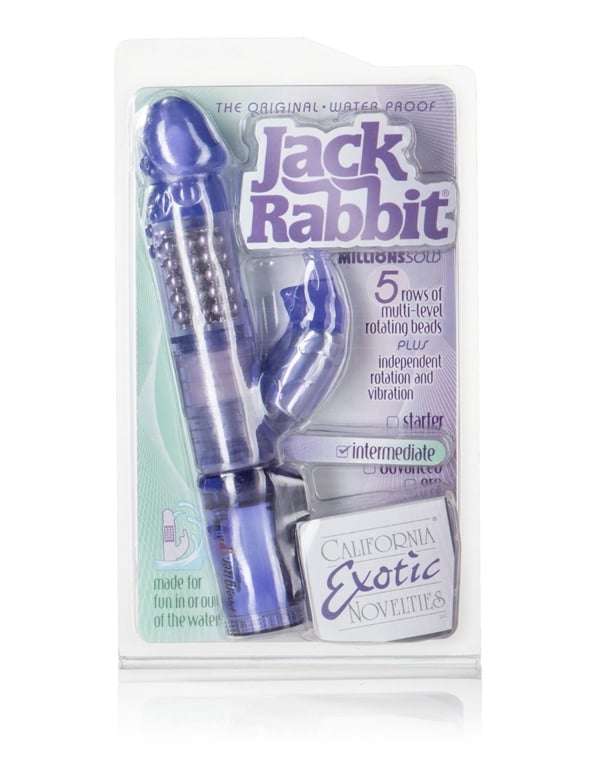 Waterproof Jack Rabbit Vibrator ALT6 view Color: PR